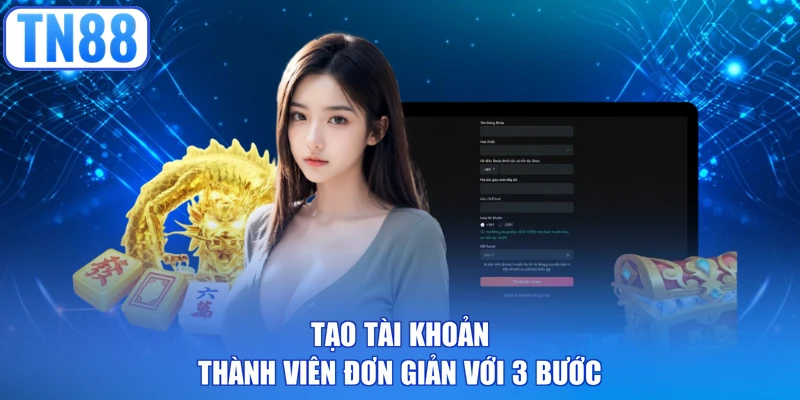 Tạo tài khoản thành viên đơn giản với 3 bước